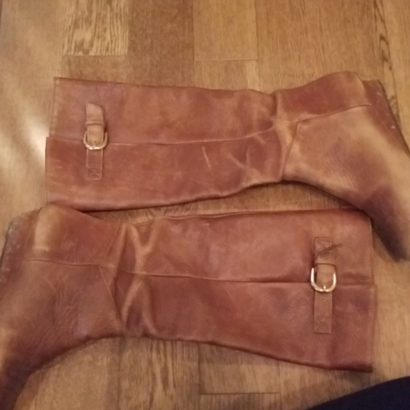 Steve Madden Intyce Leather Boots Size 5.5 - Picture 1 of 3